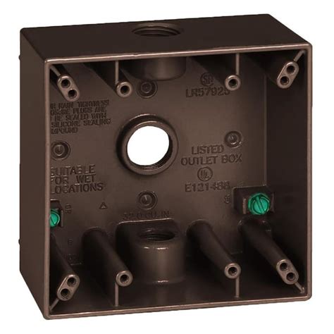 2 gang metal box 16mm|outdoor 2 gang outlet box.